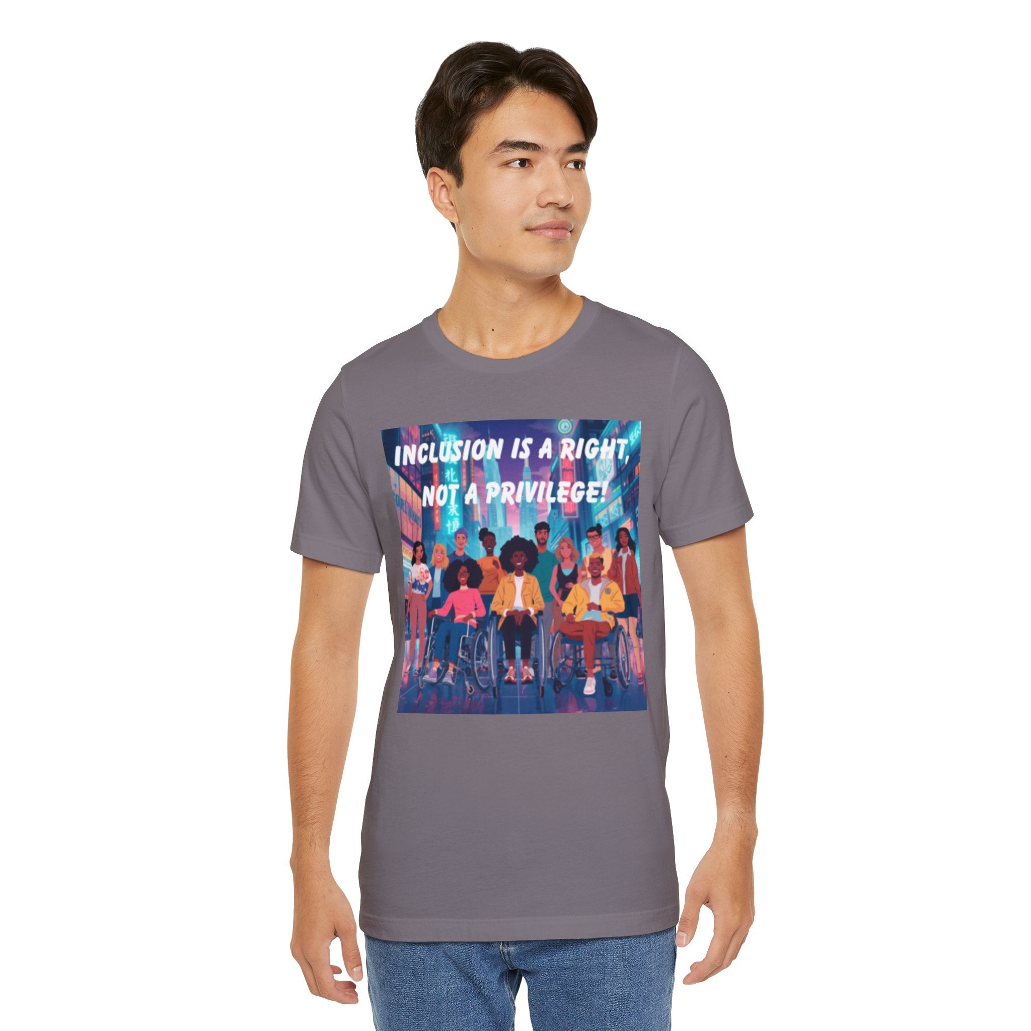 Inclusion Is a Right Not a Privilege T-shirt | Disability Pride, Accessible Community