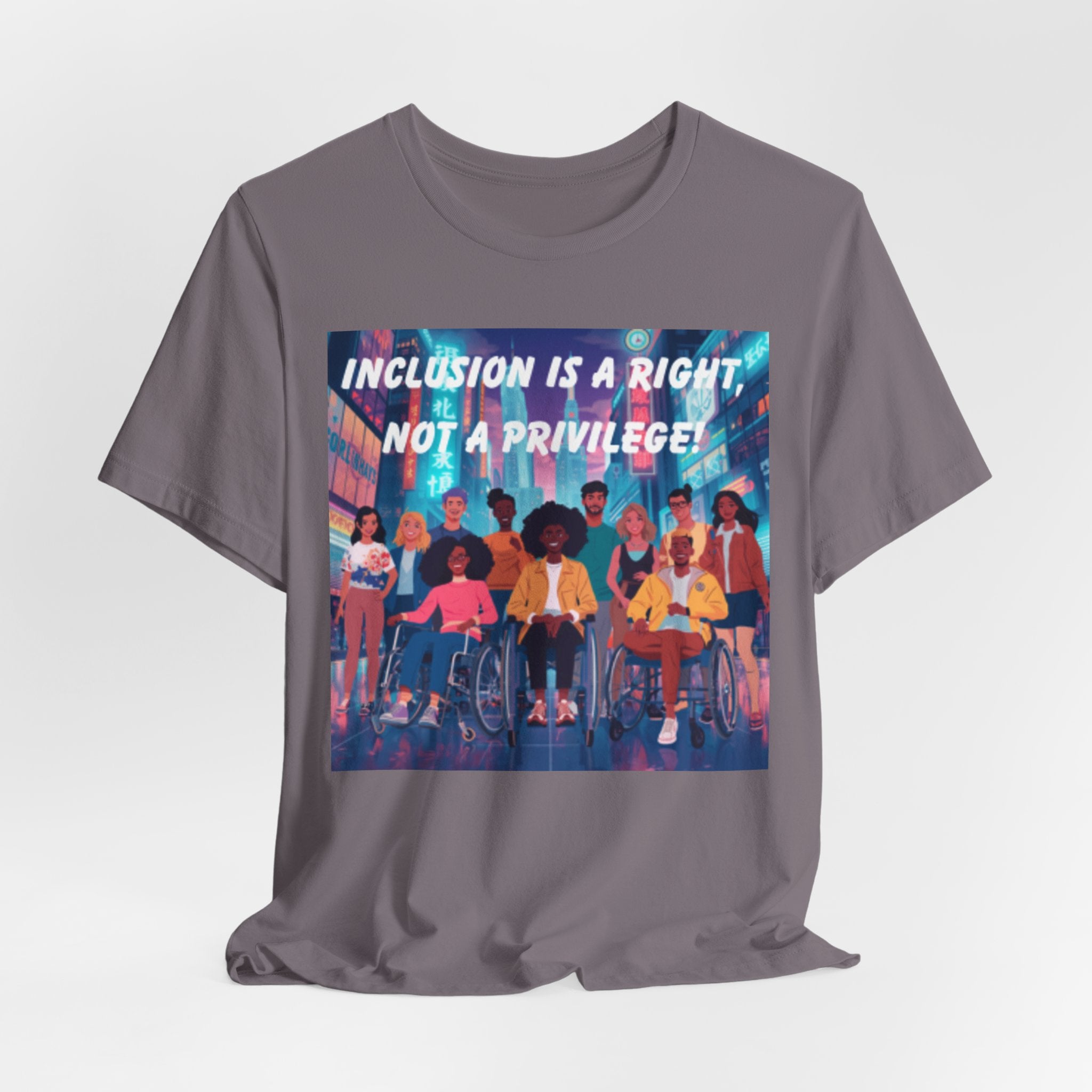 Inclusion Is a Right Not a Privilege T-shirt | Disability Pride, Accessible Community