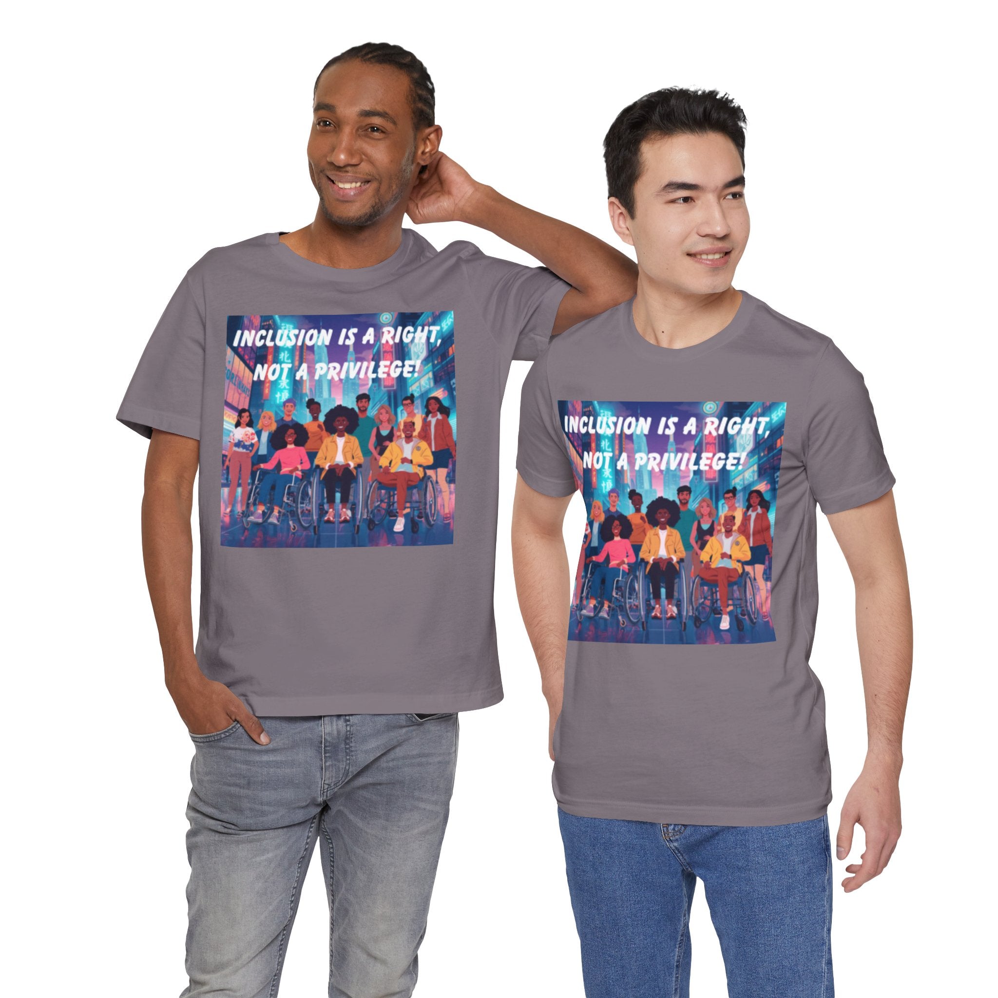 Inclusion Is a Right Not a Privilege T-shirt | Disability Pride, Accessible Community