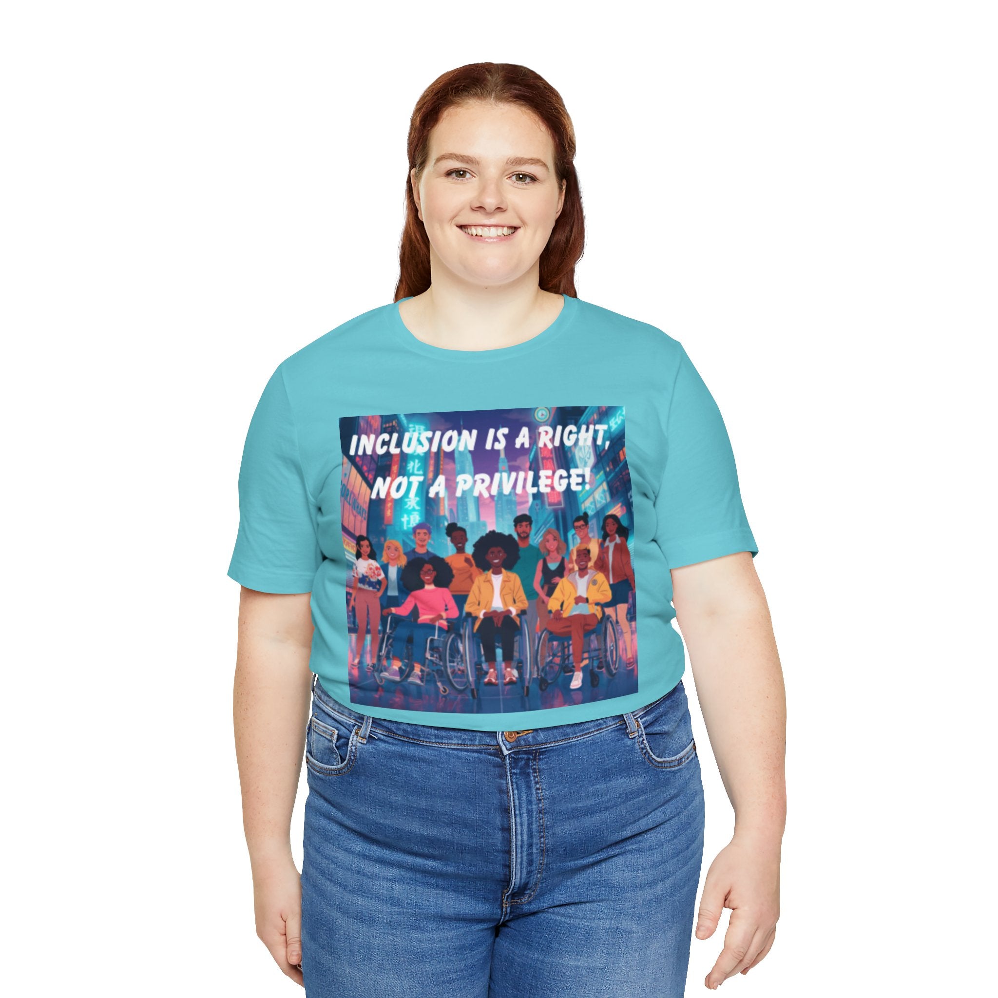 Inclusion Is a Right Not a Privilege T-shirt | Disability Pride, Accessible Community