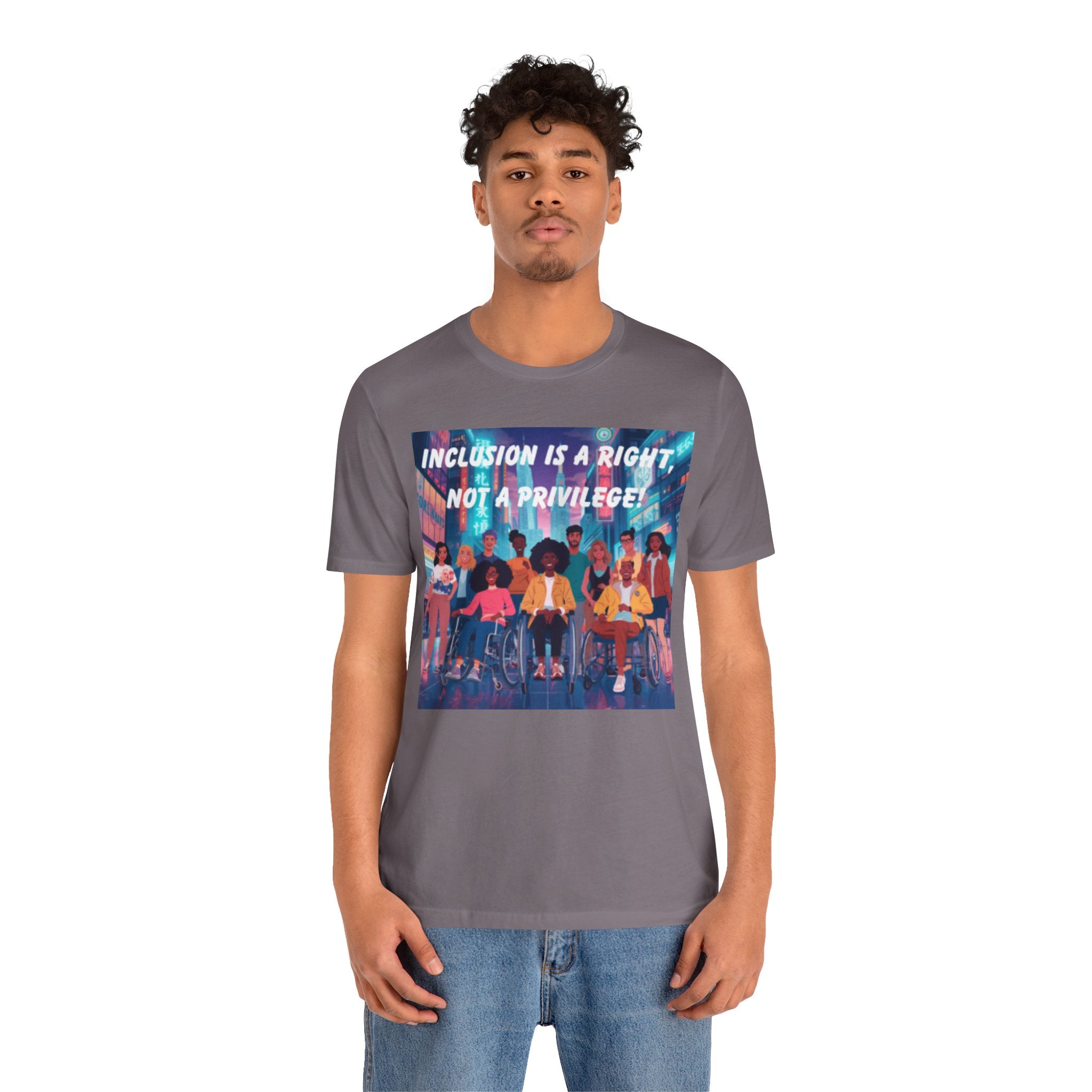 Inclusion Is a Right Not a Privilege T-shirt | Disability Pride, Accessible Community