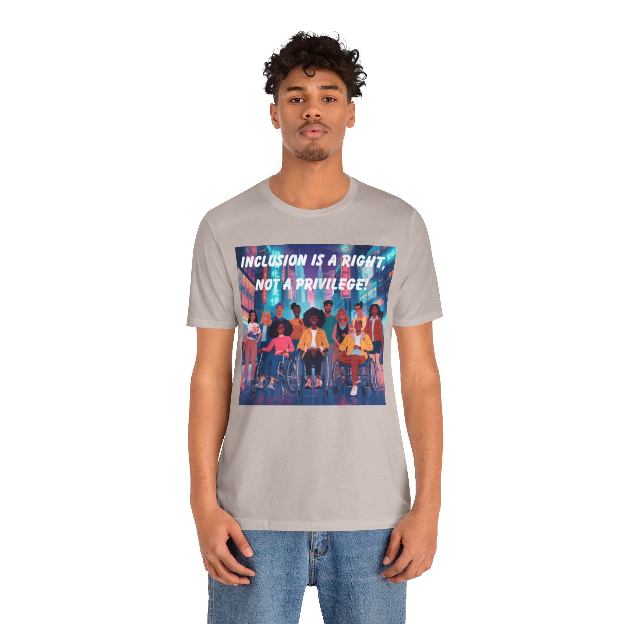 Inclusion Is a Right Not a Privilege T-shirt | Disability Pride, Accessible Community
