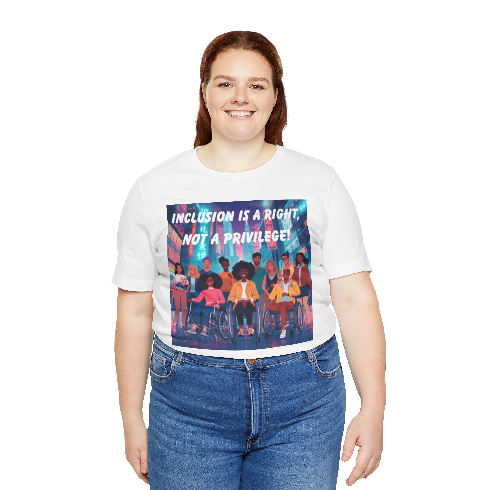 Inclusion Is a Right Not a Privilege T-shirt | Disability Pride, Accessible Community
